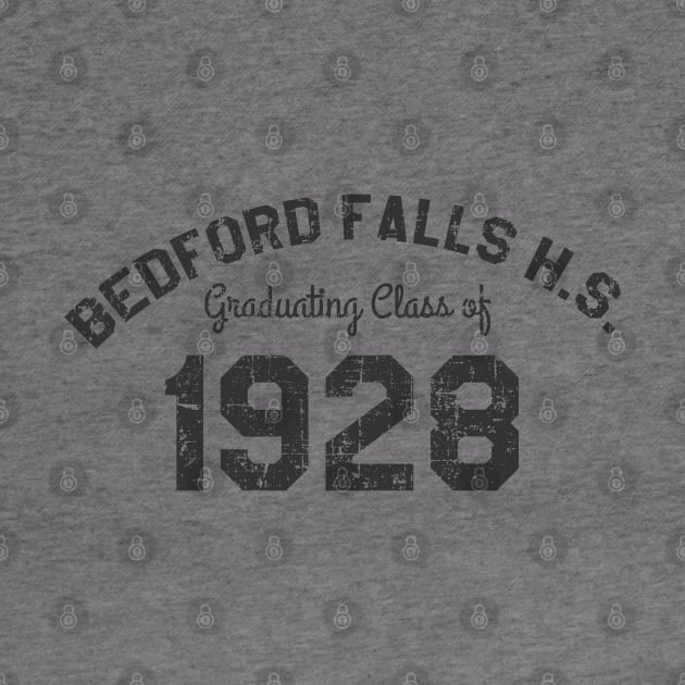 Bedford Falls High School distressed by woodsman